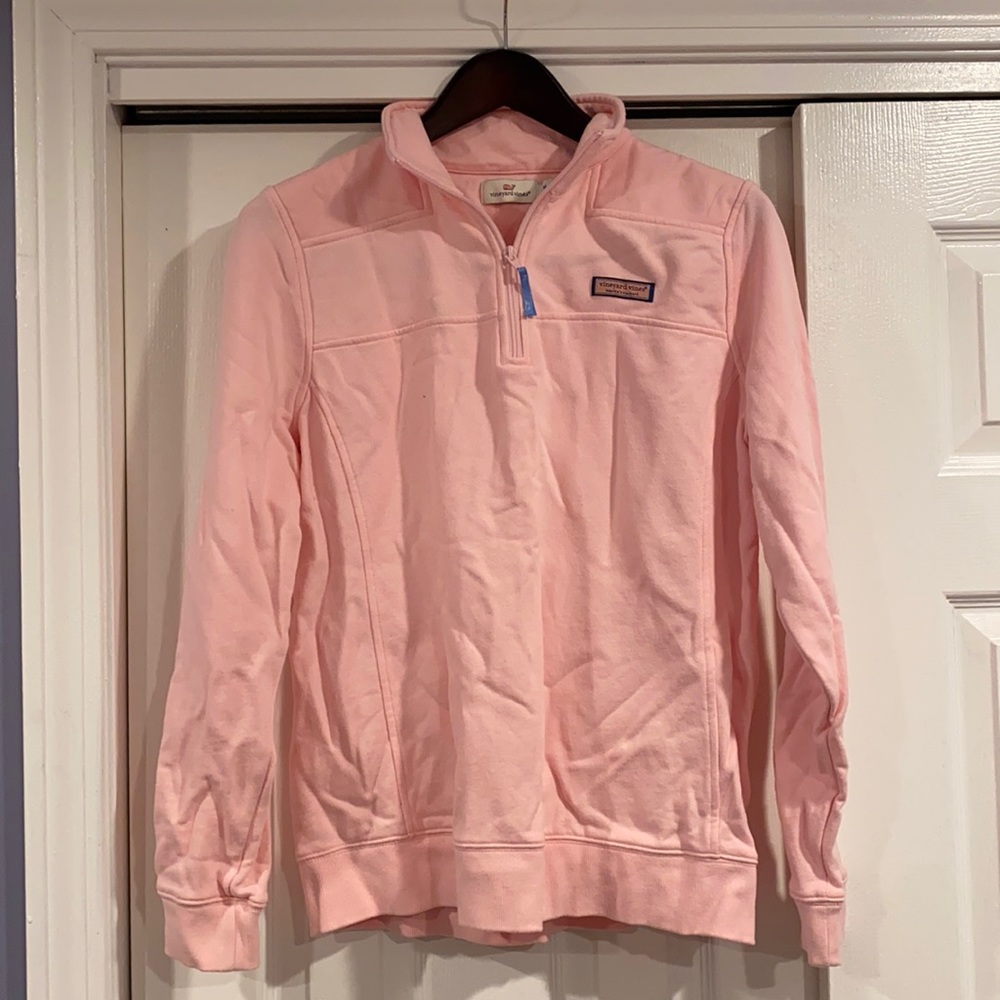 Pink Vineyard Vine’s Quarter-zip